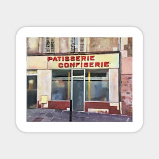 An Old French Bakery Magnet