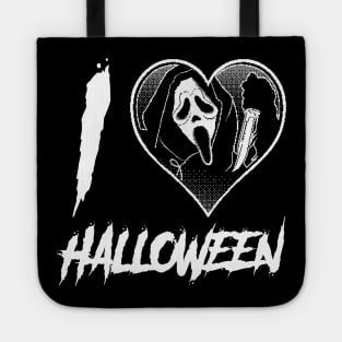 ghostface halloween Tote