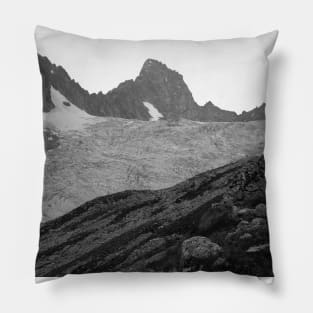 Alps Mountains Glassier Landscape Pillow