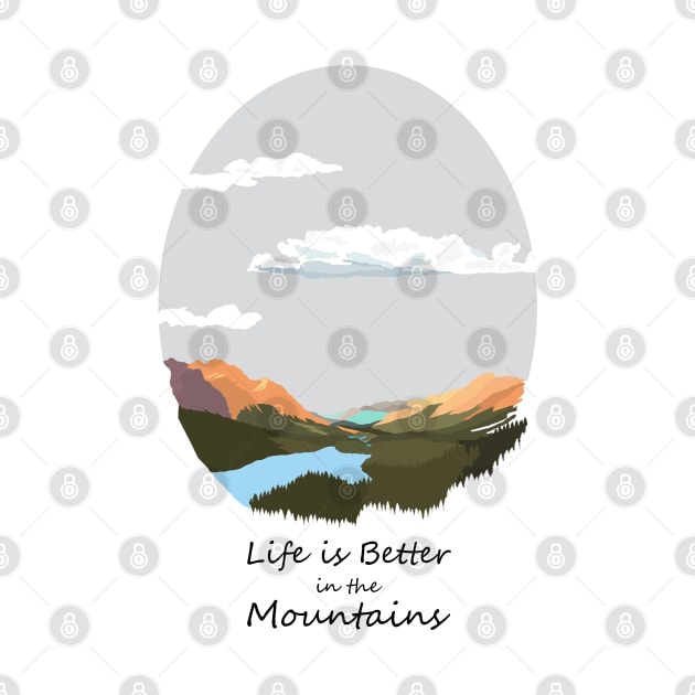 Life is better in the mountains by Buntoonkook