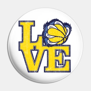 Love Memphis Basketball (Variant) Pin
