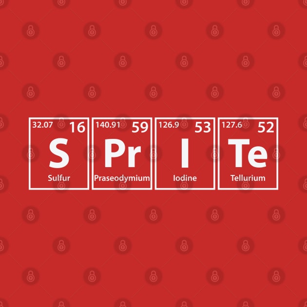 Sprite (S-Pr-I-Te) Periodic Elements Spelling by cerebrands