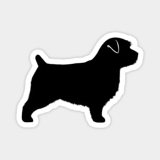 Norfolk Terrier Silhouette Magnet