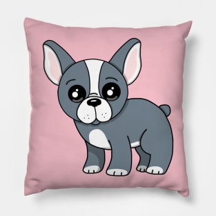 Chibi Frenchie (Small Design) Pillow