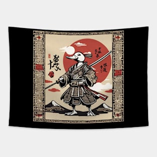 Samurai duck Tapestry