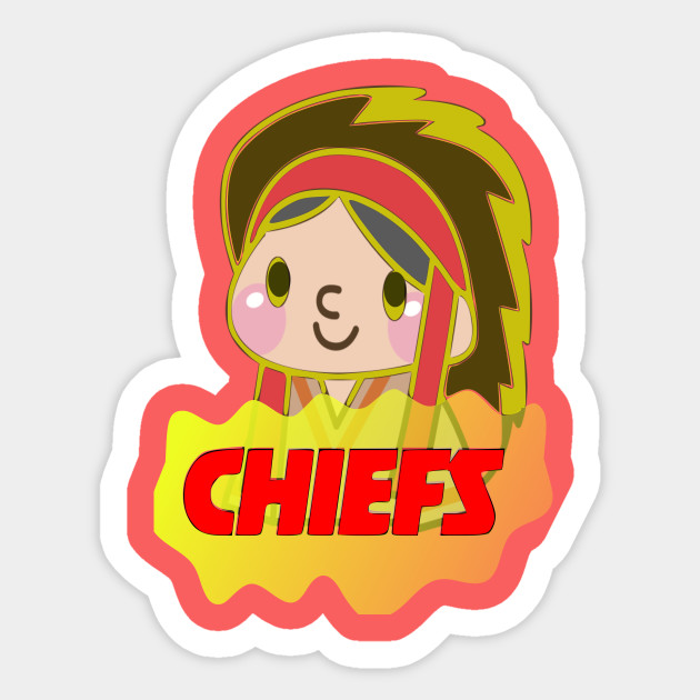 Chiefs We Got Your Back Chiefs Kc Headdress Sticker Teepublic