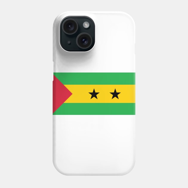 Flag of São Tomé and Príncipe Phone Case by Wickedcartoons