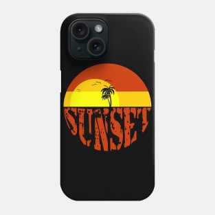 Beautiful Sunset Illustration Phone Case