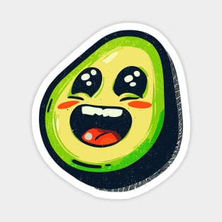 Retro Funny avocado Magnet