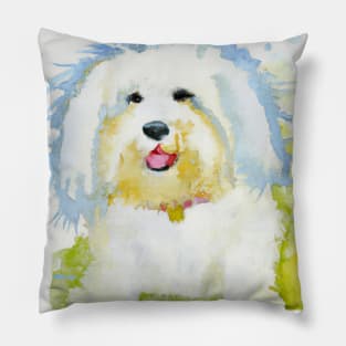 Coton de Tulear Watercolor - Dog Lovers Pillow