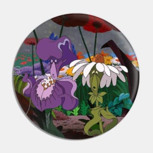 Flowers in Wonderland Pin