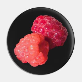 Ripe Raspberries Pin