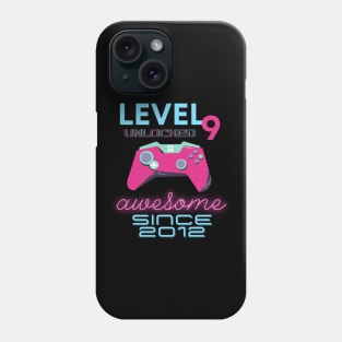 Level 9 Unlocked Awesome 2012 Video Gamer Phone Case