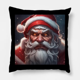 evil santa claus Pillow