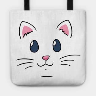 cat face mask and cartoon fashion Tote