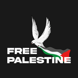 FREE PALESTINE, FREE GAZA PALESTINE FLAG ARABIC FREEDOM T-Shirt