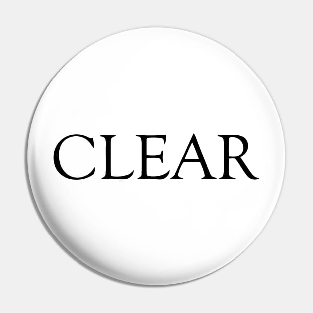 CLEAR Pin by mabelas