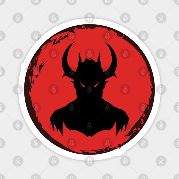 Demon Fantasy Symbol Design Magnet by ApexDesignsUnlimited