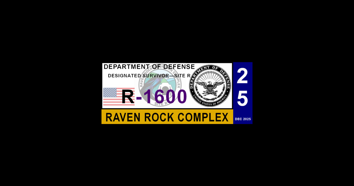 2025 Raven Rock Complex Permit Designated Survivor World War 3