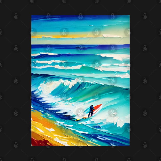 Surfer by ArtFactoryAI