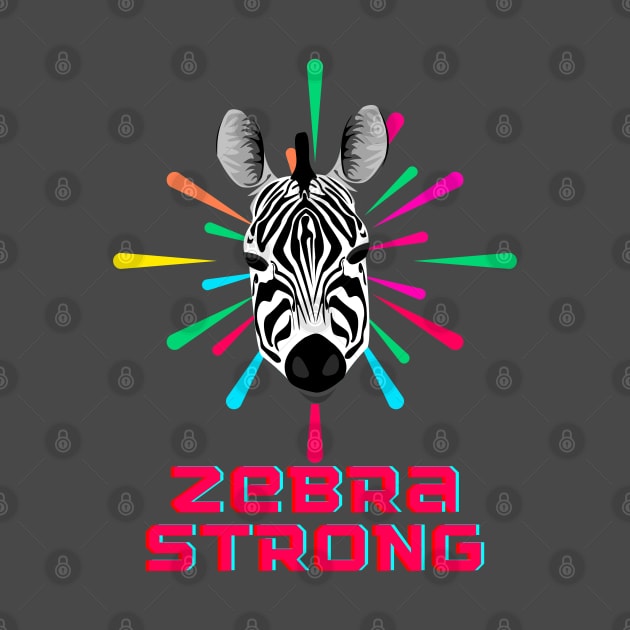 Zebra Strong by Danderwen Press