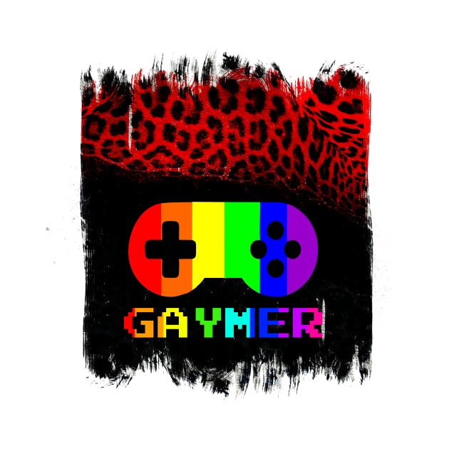 Red Cheetah Gaymer by Blood Moon Design