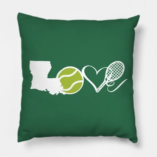 Louisiana Love Tennis Pillow