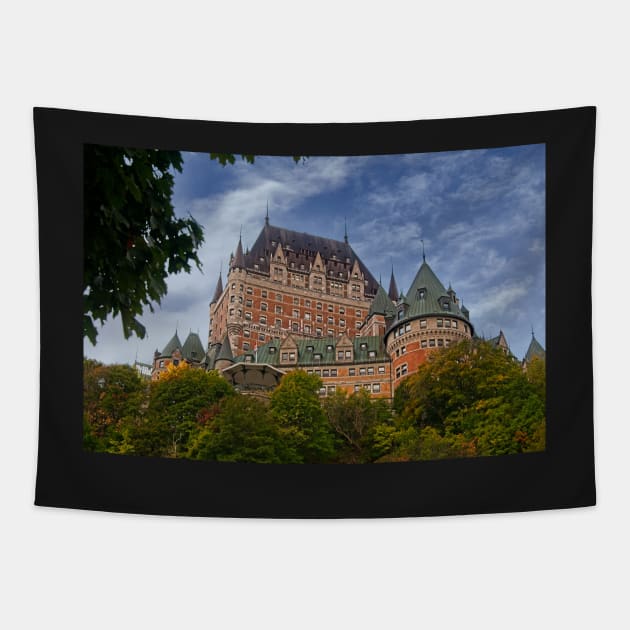 Château Frontenac, Quebec, Canada Tapestry by MartynUK