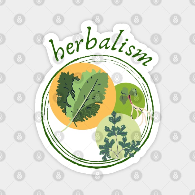 herbalism, herbs lovers Magnet by Zinoo