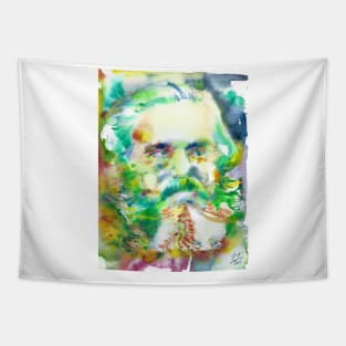 KARL MARX watercolor portrait .3 Tapestry