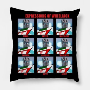 Expressions of Wheeljack Pillow