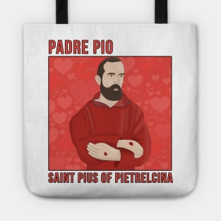 Padre Pio Saint Pius of Pietrelcina Tote