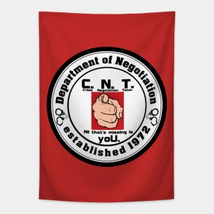 CNT with Logo Tapestry