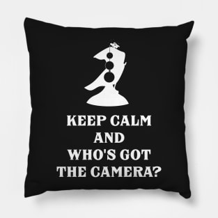 Who's got the camera Pillow