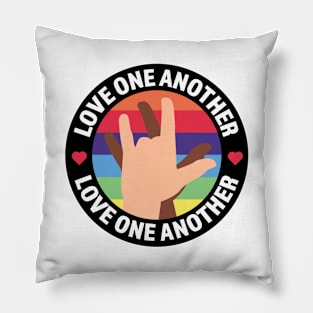 Love One Another LGBT+ Pillow