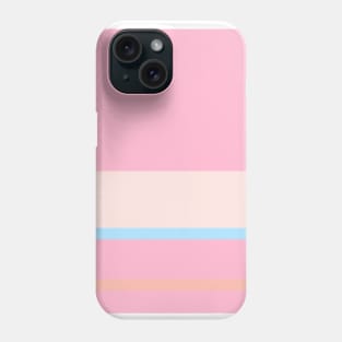 A splendid federation of Fresh Air, Cornflower Blue, Little Girl Pink, Very Light Pink and Pale Rose stripes. Phone Case