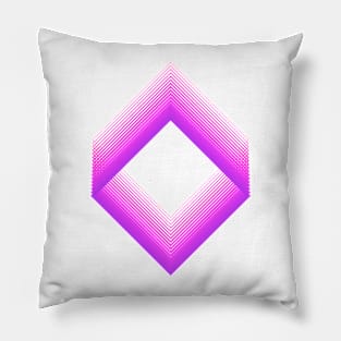 Abstract Diamond Gradient 1 Pillow