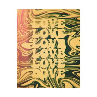 LOVE LOVE LOVE | Artwork by Julia Healy T-Shirt