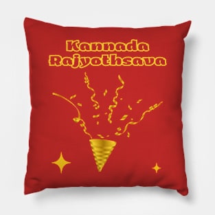 Indian Festivals - Kannada Rajyothsava Pillow