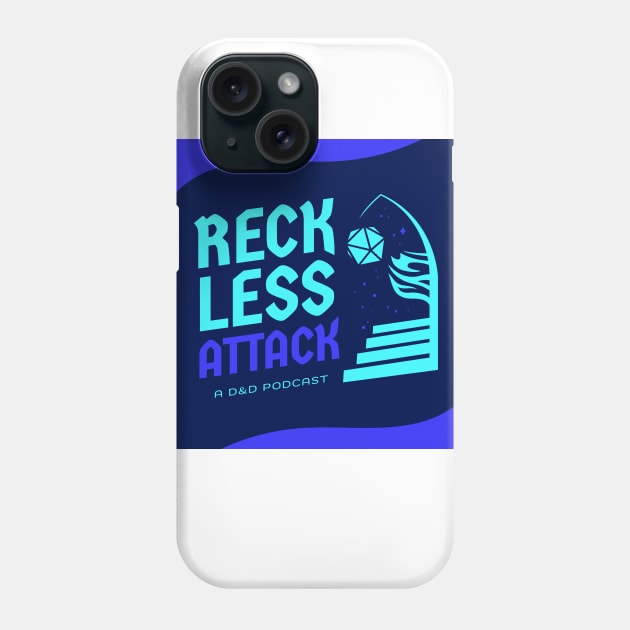 Reckless Attack Podcast Main Logo Phone Case by Reckless Attack