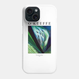 High Resolution Georgia O'Keeffe Painting Blue and Green Music 1921 Phone Case