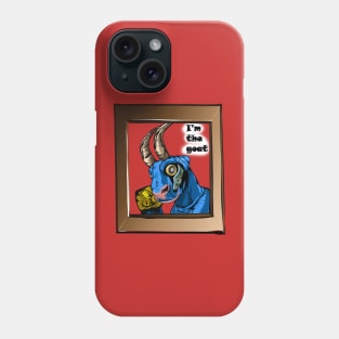 grass arts presents, the goat Phone Case