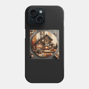 Rustic Retreat: Cozy Cabin Comfort Phone Case