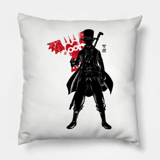 Crimson Revolutionary Pillow by FanFreak