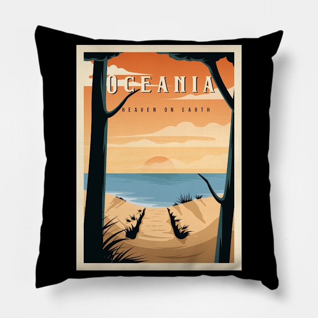 Oceania vacation Pillow by NeedsFulfilled