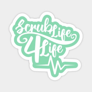 Scrub Life 4 Life Heartbeat Magnet