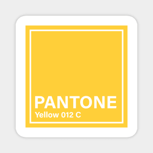 pantone Yellow 012 C Magnet