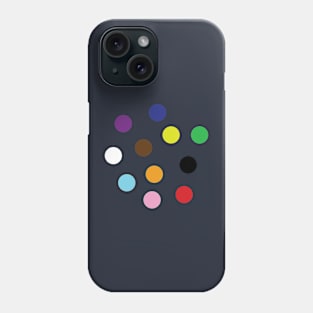 Rainbow dots Phone Case