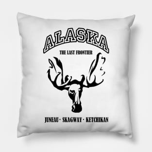 Alaska Moose Pillow