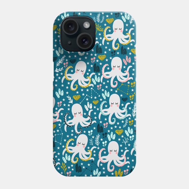 Cute Octopus Phone Case by kapotka